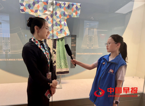 旗帜小记者走进清华大学艺术博物馆——探秘织绣与家具里的东方美学(图10)