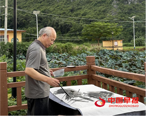 美育微光点亮乡村：艺术公益基地在广西覃签屯揭牌，助力留守儿童描绘人生彩虹(图6)